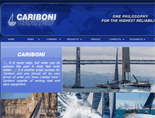 Tablet Screenshot of cariboni-italy.com